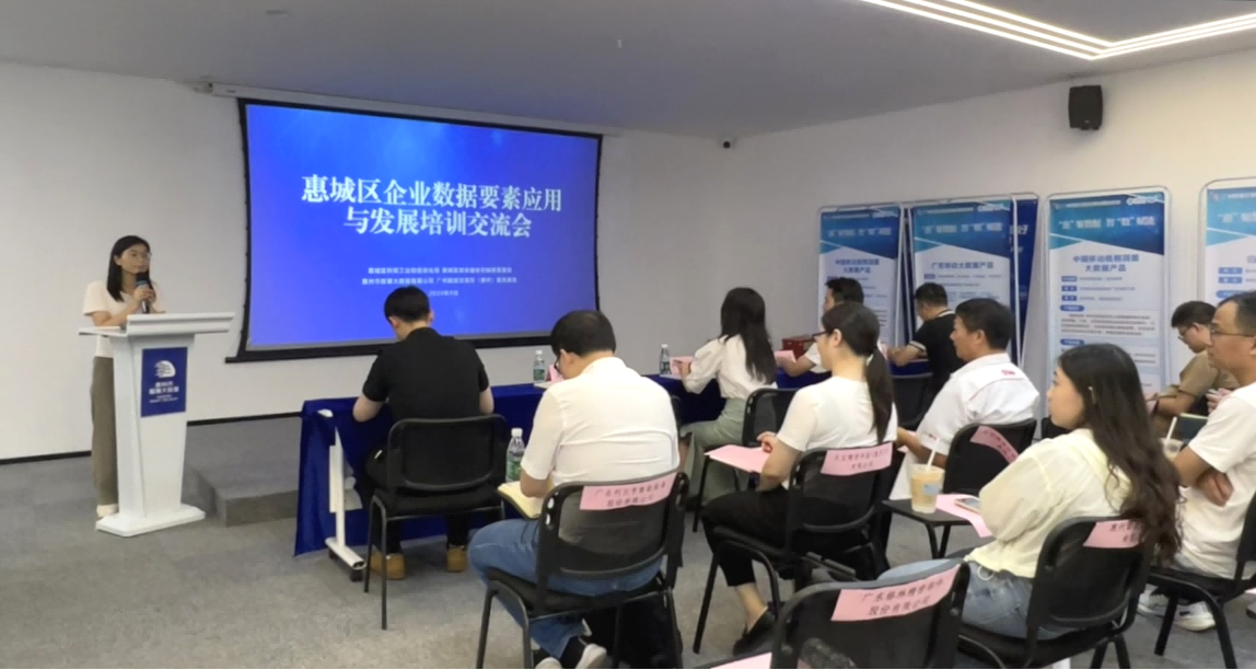 惠州服务基地助力惠城区成功举办企业数据要素应用与开展培训研讨会(图2)